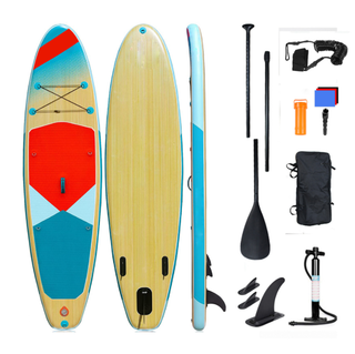 Textura de madera inflable Stand Up Paddle SUP tabla sup tablas inflables