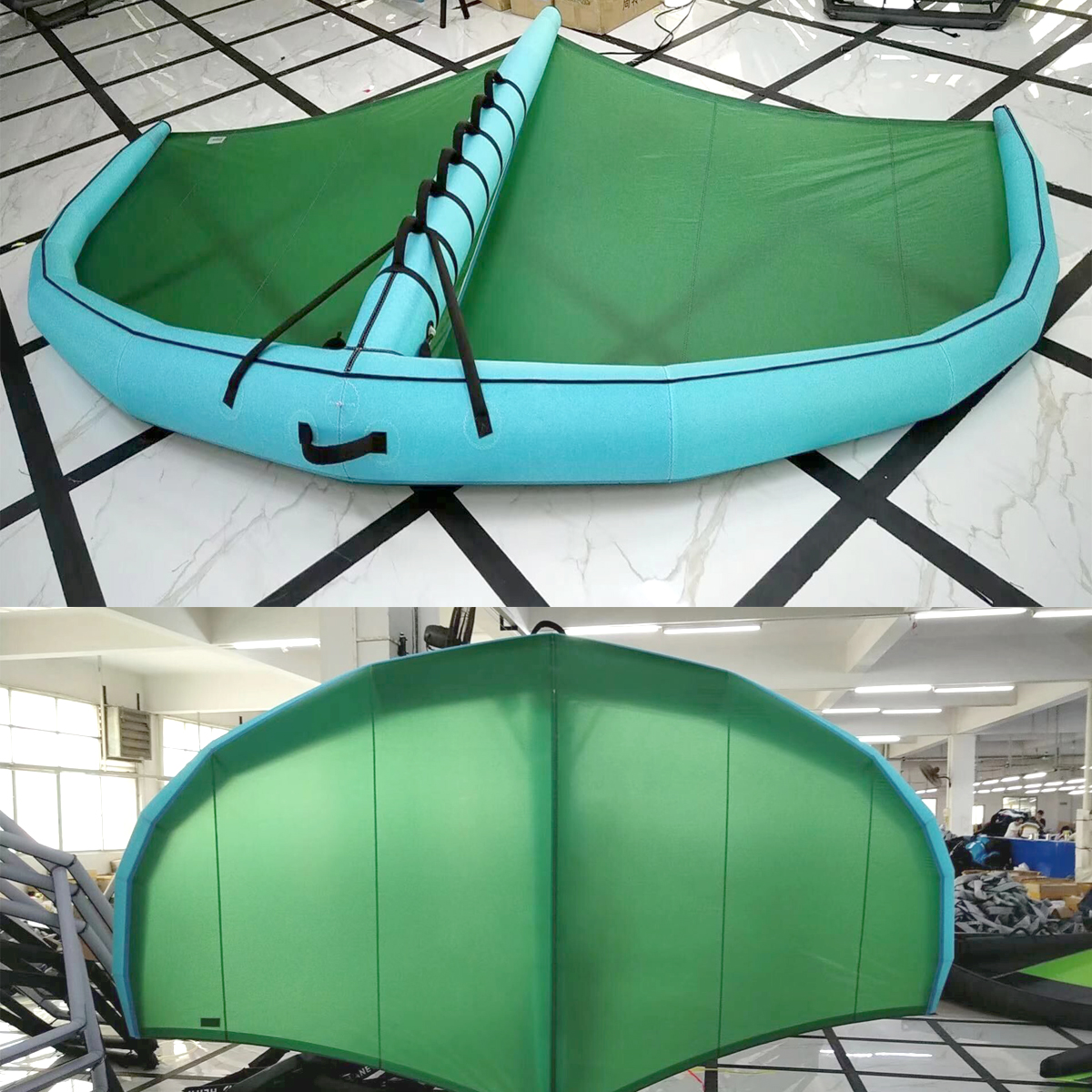 2,8 m/3m/3,5 m/4,2 m/5m/6m con 3,4,5,6 manijas inflar China gráficos personalizados Kitesurfing Foil Wing